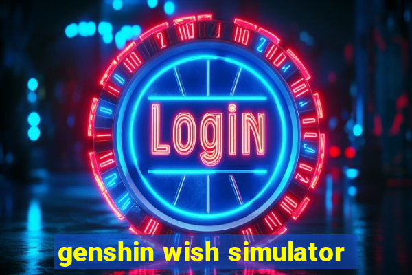 genshin wish simulator