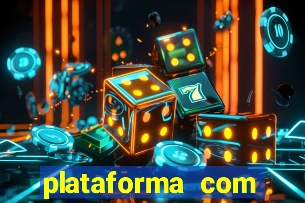 plataforma com chuva de dinheiro