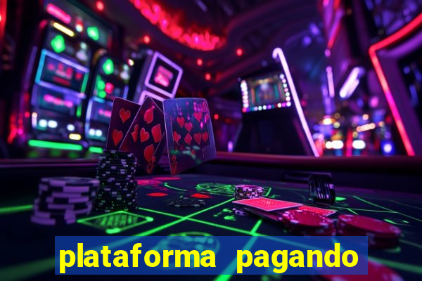 plataforma pagando bonus no cadastro