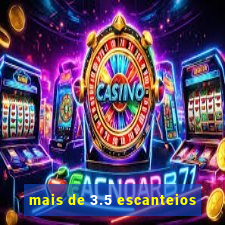 mais de 3.5 escanteios