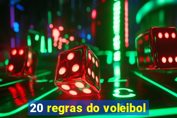 20 regras do voleibol